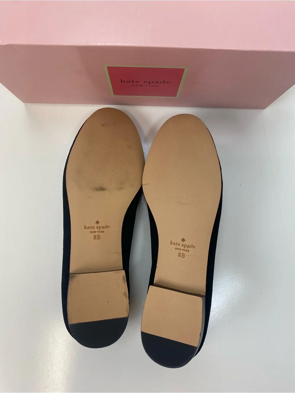 kate spade Black Velvet Slip-On Loafers